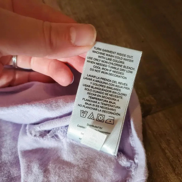 Champion Purple Women's Crewneck T-Shirt Size Medium - Picture 9 of 15